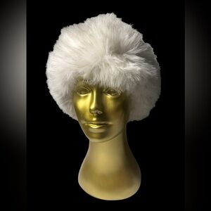 Surell White Fur Hat